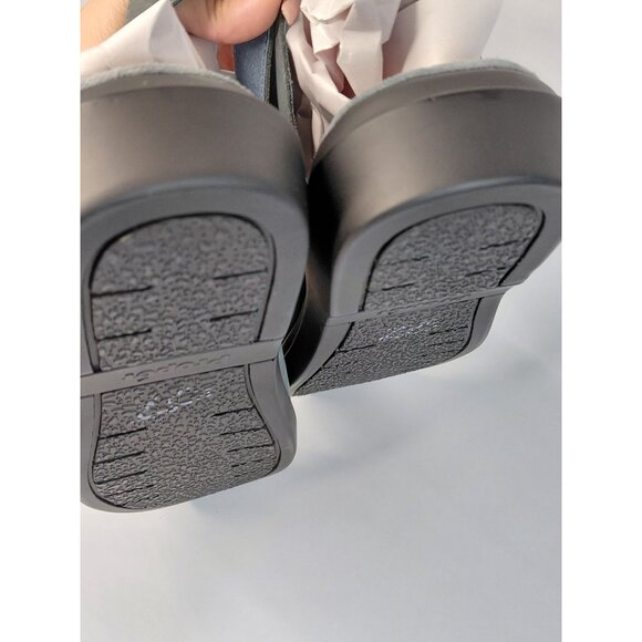 Propet Leather Sandals Size 11 Grey Open Toe Adjustable Strap Comfortable Air C - Picture 9 of 9